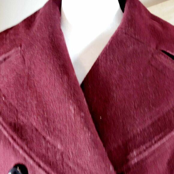 Used: APT 9 WOOL COAT. SIZE: SMALL, COLOR: MAROON - Picture 11 of 12